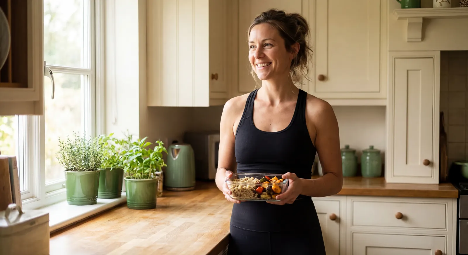 Woman preparing a healthy meal - aceTRANSFORM 12-week nutrition coaching programme