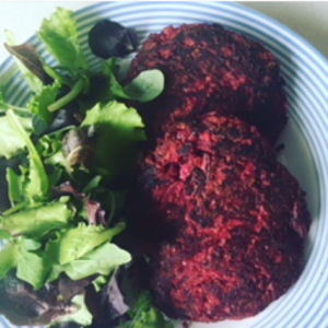 Spicy Beetroot Fritters